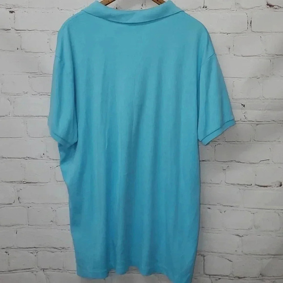 Polo By Ralph Lauren Mens Short Sleeve Polo Size XLarge Light Blue w Pink Pony - Picture 7 of 12